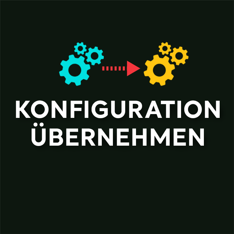 Konfiguration übernehmen